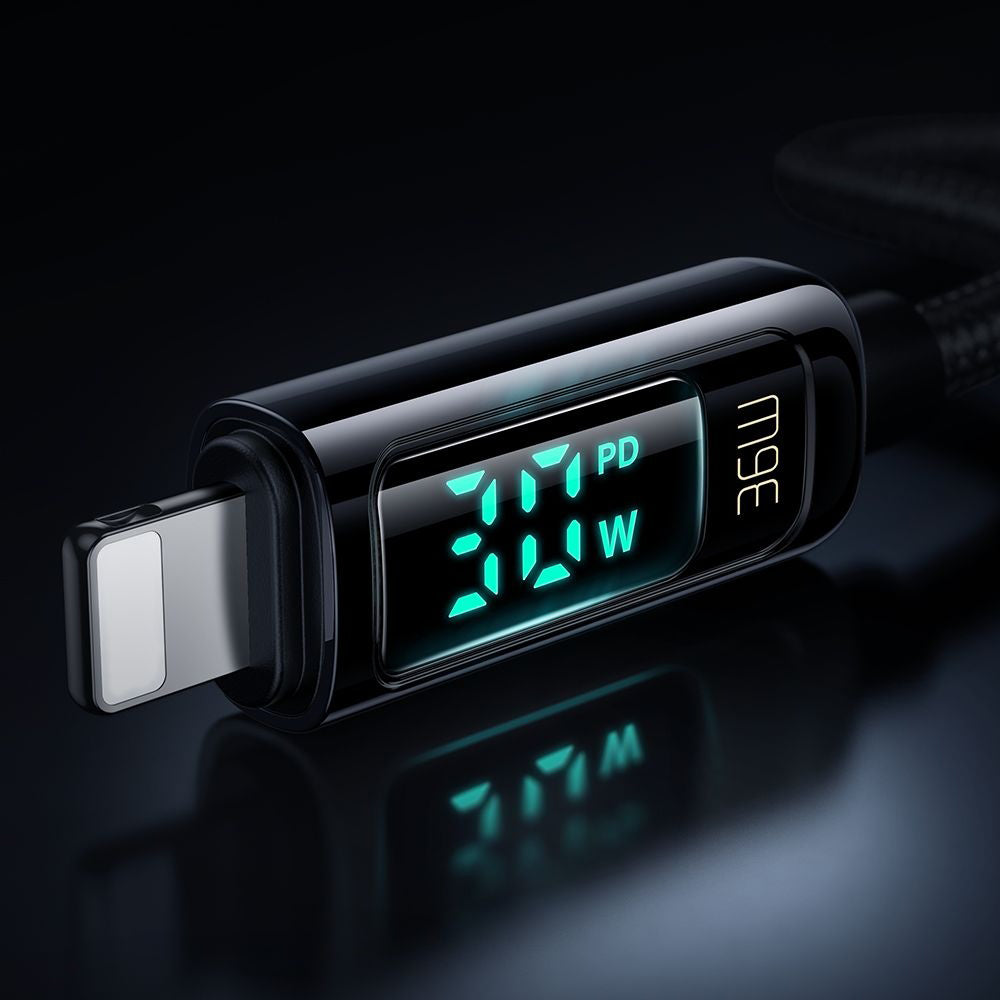 USB-C - Lightning McDodo CA-8810 Display adat- és töltőkábel, 36W, 1.2m, Fekete