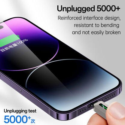 USB-C - Lightning adat- és töltőkábel Yesido CA199, 27W, 1,2m, fekete