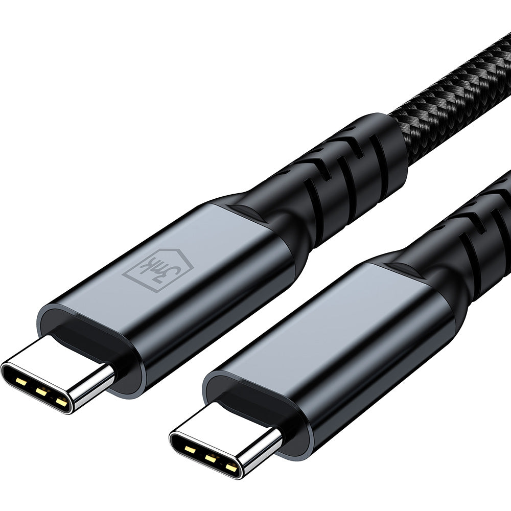 USB-C adat- és töltőkábel - USB-C 3MK Hyper N Thunderbolt 4, 240W, 1m, fekete