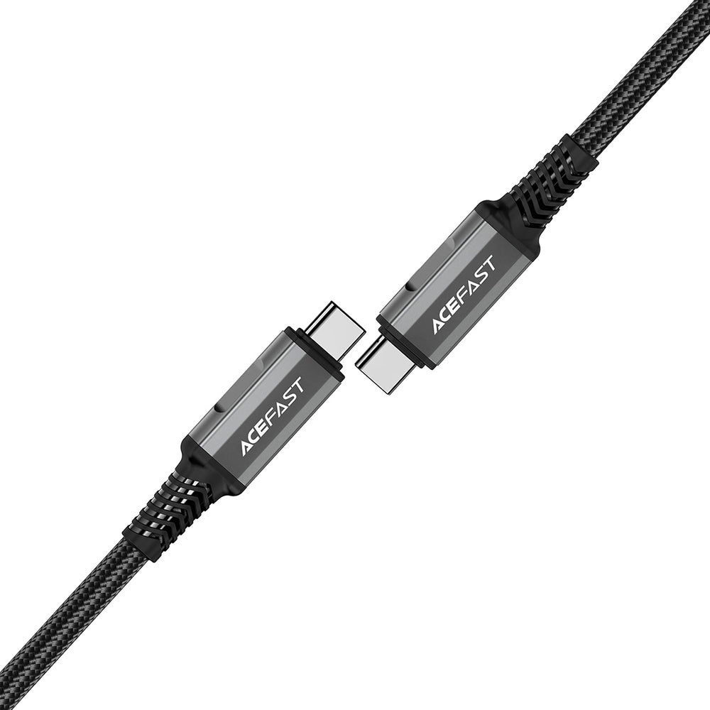 USB-C - USB-C Acefast C1-09 adat- és töltőkábel, 240W, 1m, szürke