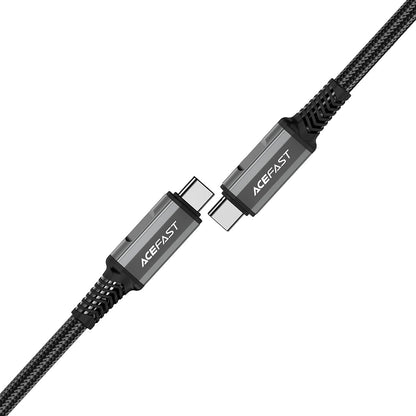 USB-C - USB-C Acefast C1-09 adat- és töltőkábel, 240W, 1m, szürke