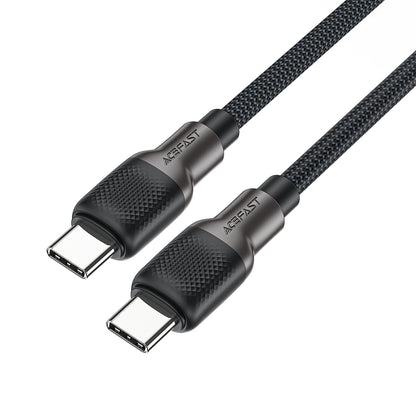 USB-C - USB-C Acefast C10-03 adat- és töltőkábel, 60W, 1.2m, Fekete