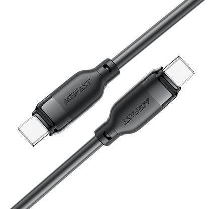 USB-C - USB-C Acefast C16-03 adat- és töltőkábel, 60W, 1.2m, Fekete