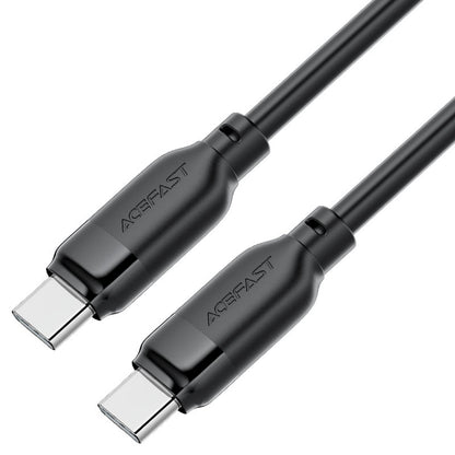 USB-C - USB-C Acefast C16-03 adat- és töltőkábel, 60W, 1.2m, Fekete