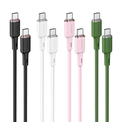 USB-C Data and Charging Cable - USB-C Acefast C2-03, 60W, 1.2m, Black