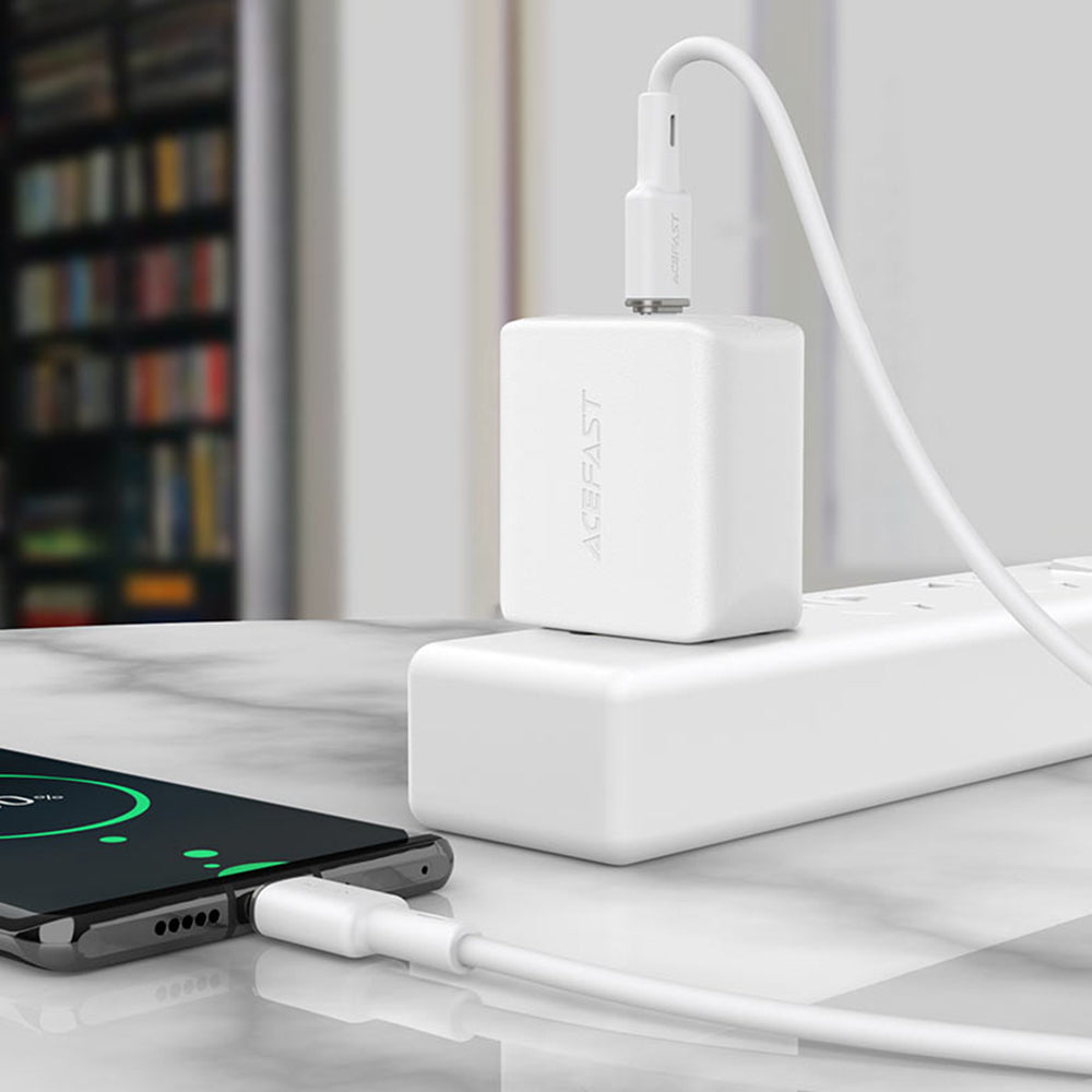 USB-C Data and Charging Cable - USB-C Acefast C2-03, 60W, 1.2m, Black