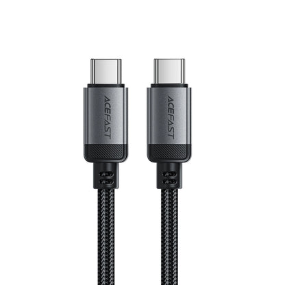 USB-C - USB-C Acefast C20-03 adat- és töltőkábel, 60W, 1.2m, Fekete