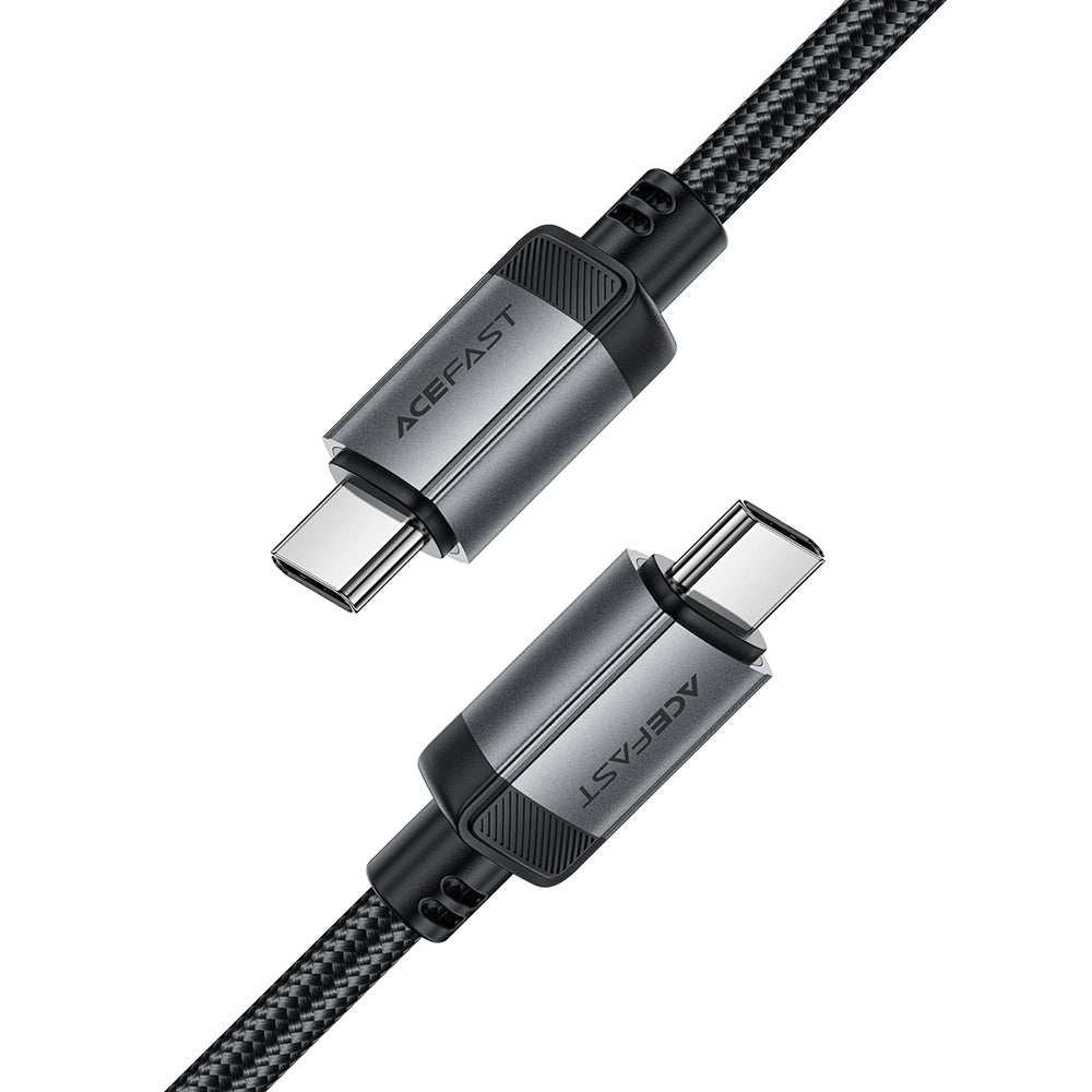 USB-C - USB-C Acefast C20-03 adat- és töltőkábel, 60W, 1.2m, Fekete