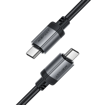 USB-C - USB-C Acefast C20-03 adat- és töltőkábel, 60W, 1.2m, Fekete