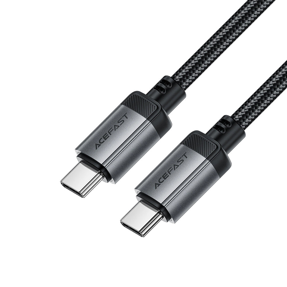 USB-C - USB-C Acefast C20-03 adat- és töltőkábel, 60W, 1.2m, Fekete
