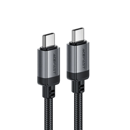 USB-C - USB-C Acefast C20-03 adat- és töltőkábel, 60W, 1.2m, Fekete