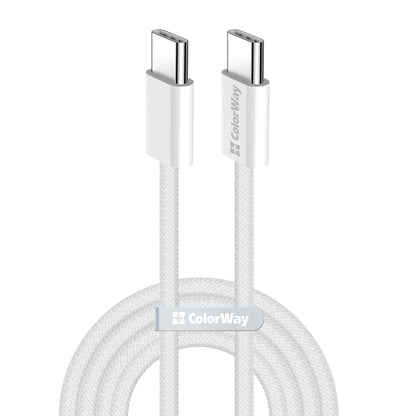 USB-C adat- és töltőkábel - USB-C ColorWay CW-CBPDCC061, 60W, 1m, Szürke