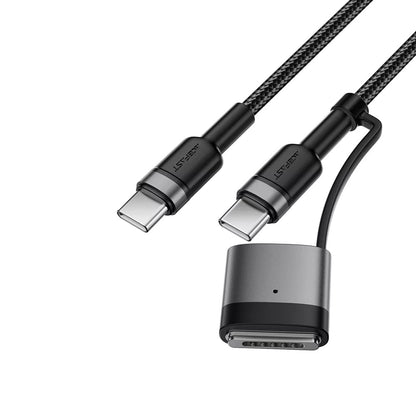 Acefast Töltőkábel, USB-C - USB-C / MagSafe 3, 240W, 1.2m, Fekete