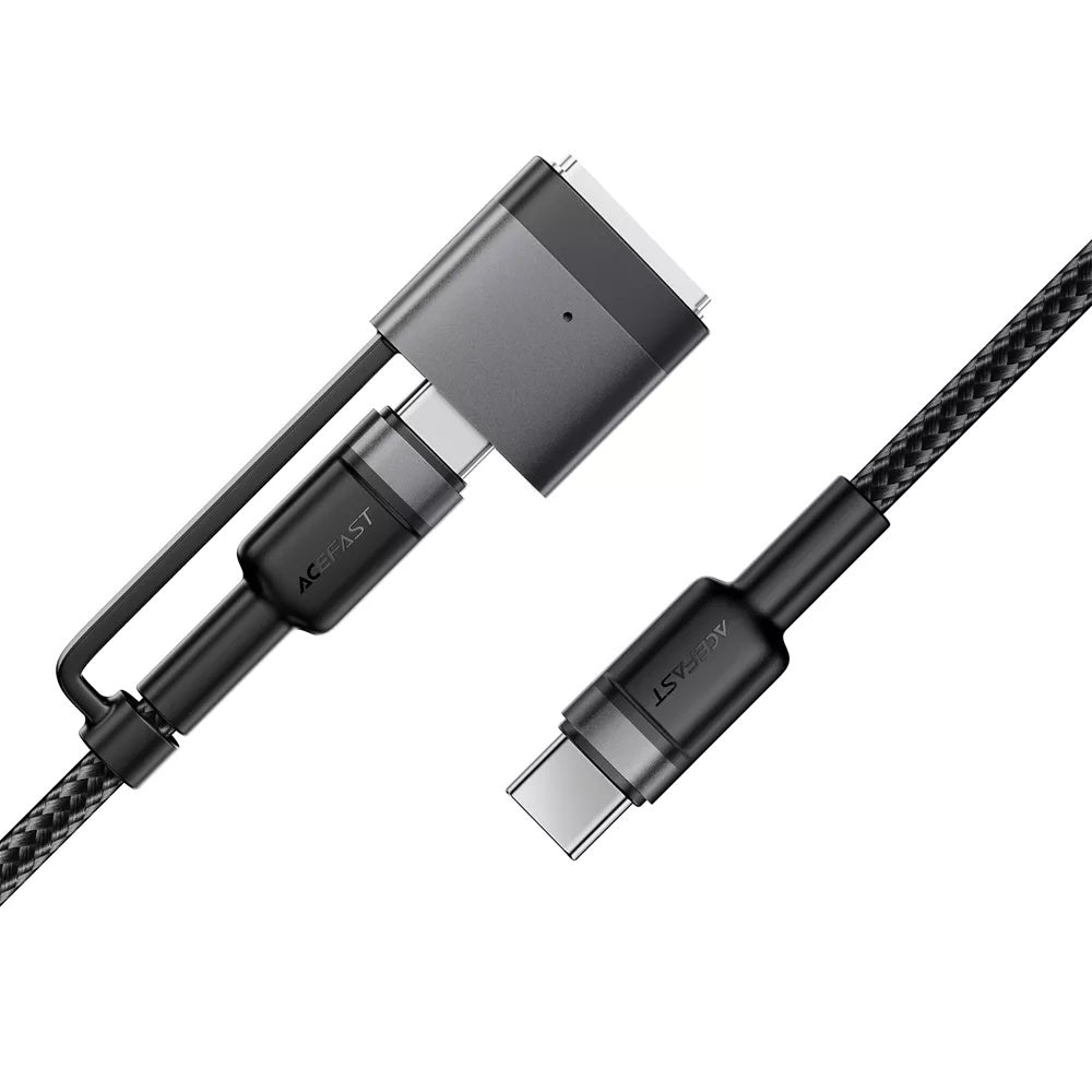 Acefast Töltőkábel, USB-C - USB-C / MagSafe 3, 240W, 1.2m, Fekete