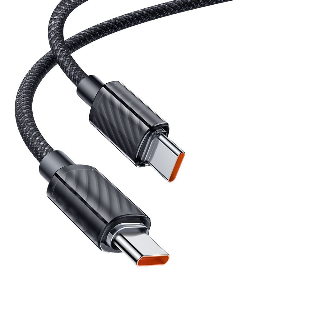 USB-C - USB-C McDodo CA-3670 adat- és töltőkábel, 100W, 1.2m, Fekete