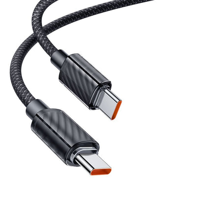 USB-C - USB-C McDodo CA-3670 adat- és töltőkábel, 100W, 1.2m, Fekete
