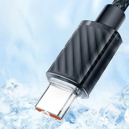 USB-C - USB-C McDodo CA-3670 adat- és töltőkábel, 100W, 1.2m, Fekete