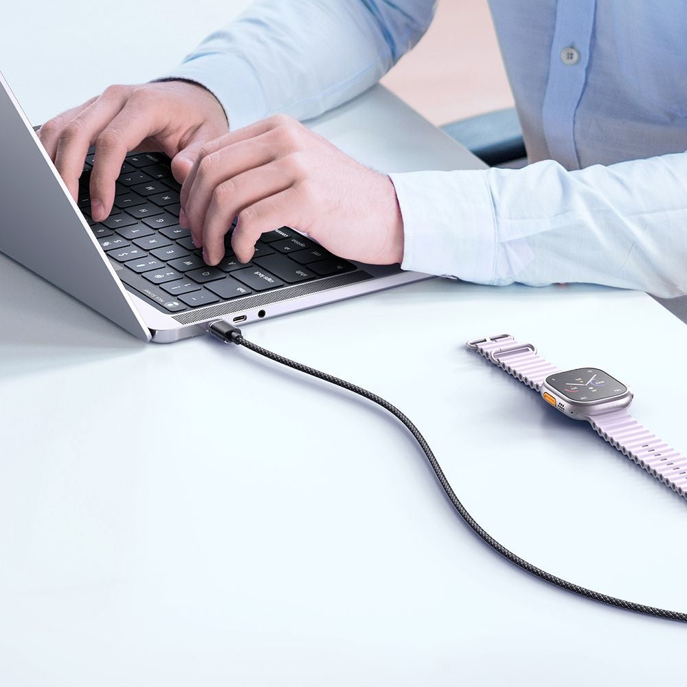 USB-C - USB-C McDodo CA-3670 adat- és töltőkábel, 100W, 1.2m, Fekete