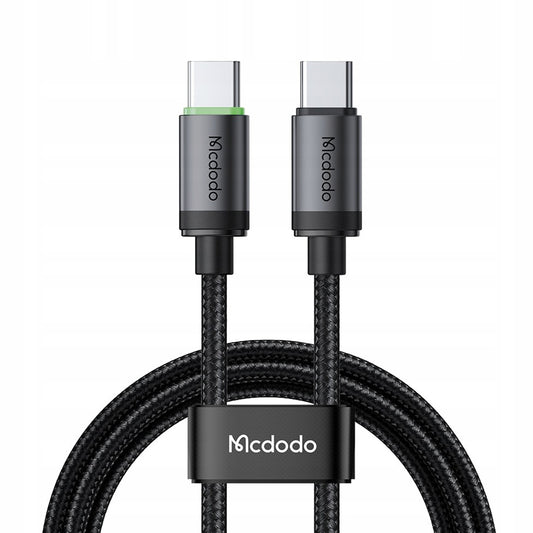 USB-C - USB-C McDodo CA-4410 adat- és töltőkábel, 60W, 1m, Fekete