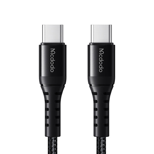 USB-C - USB-C McDodo CA-5641 adat- és töltőkábel, 60W, 1m, Fekete