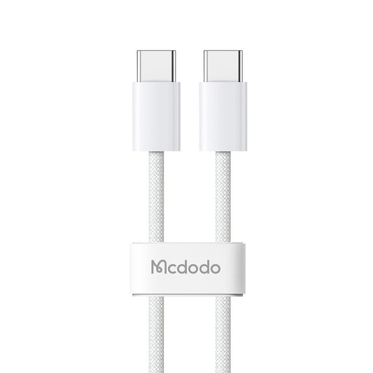 USB-C - USB-C McDodo CA-5690 adat- és töltőkábel, 60W, 1m, Fehér