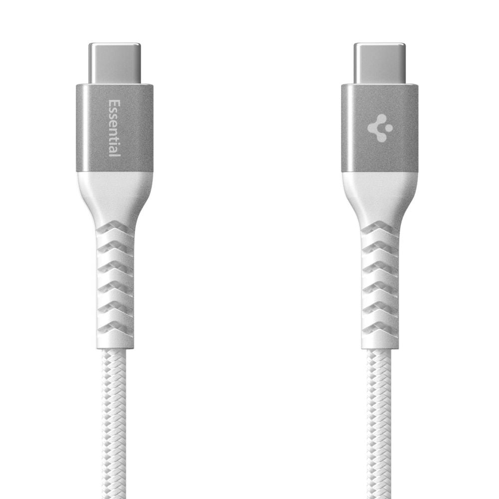 USB-C - USB-C Spigen EB10010CCA adat- és töltőkábel, 100W, 1m, Fehér ACA11102
