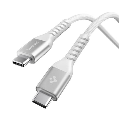 USB-C - USB-C Spigen EB10010CCA adat- és töltőkábel, 100W, 1m, Fehér ACA11102
