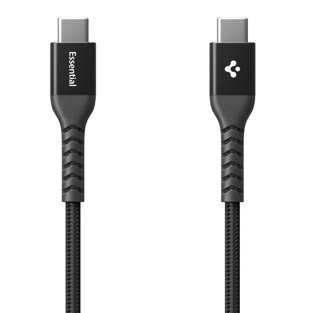 USB-C - USB-C Spigen EB10010CCA adat- és töltőkábel, 100W, 1m, Fekete ACA11103