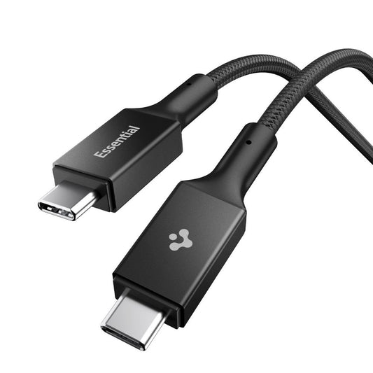 USB-C - USB-C adat- és töltőkábel Spigen EB10015CC, 100W, 1,5m, Fekete ACA10421