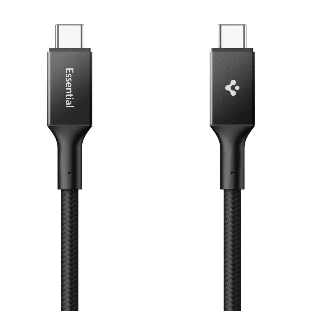 USB-C - USB-C adat- és töltőkábel Spigen EB10015CC, 100W, 1,5m, Fekete ACA10421