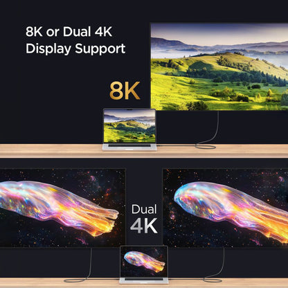 USB-C - USB-C adat- és töltőkábel Spigen EB24015CC, 240W, 1.5m, Fekete ACA10423