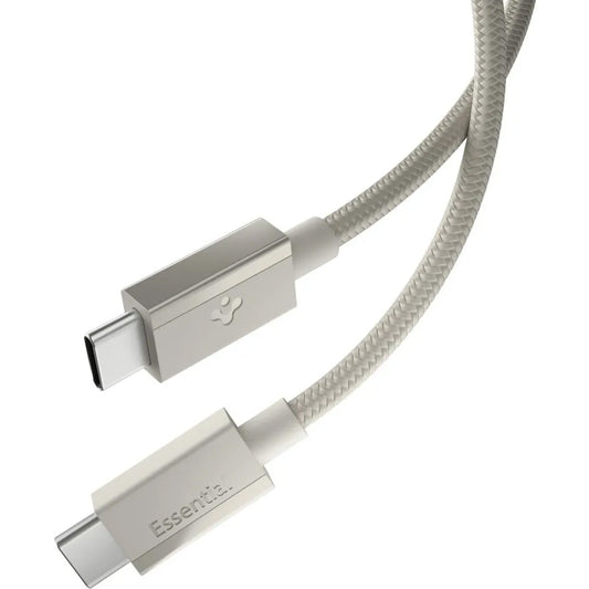 USB-C adat- és töltőkábel - USB-C Spigen EB6015CC, 60W, 1,5m, Titán szürke ACA10419