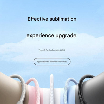 USB-C - USB-C UGREEN L501 adat- és töltőkábel, 60W, 1m, Fehér