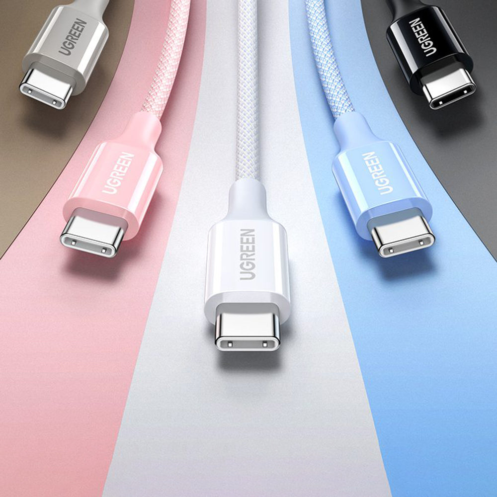 USB-C - USB-C adat- és töltőkábel UGREEN L502, 100W, 1m, Szürke