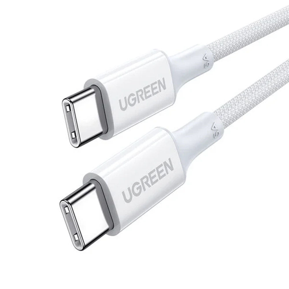 USB-C - USB-C adat- és töltőkábel UGREEN US557 (15267), 100W, 1m, Fehér