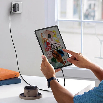 USB-C - USB-C adat- és töltőkábel UGREEN US557 (15267), 100W, 1m, Fehér