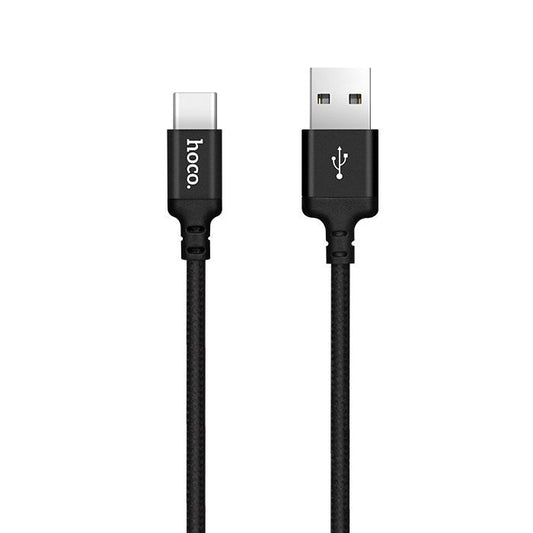 USB-A - USB-C adat- és töltőkábel HOCO X14 Times, 18W, 2m, fekete