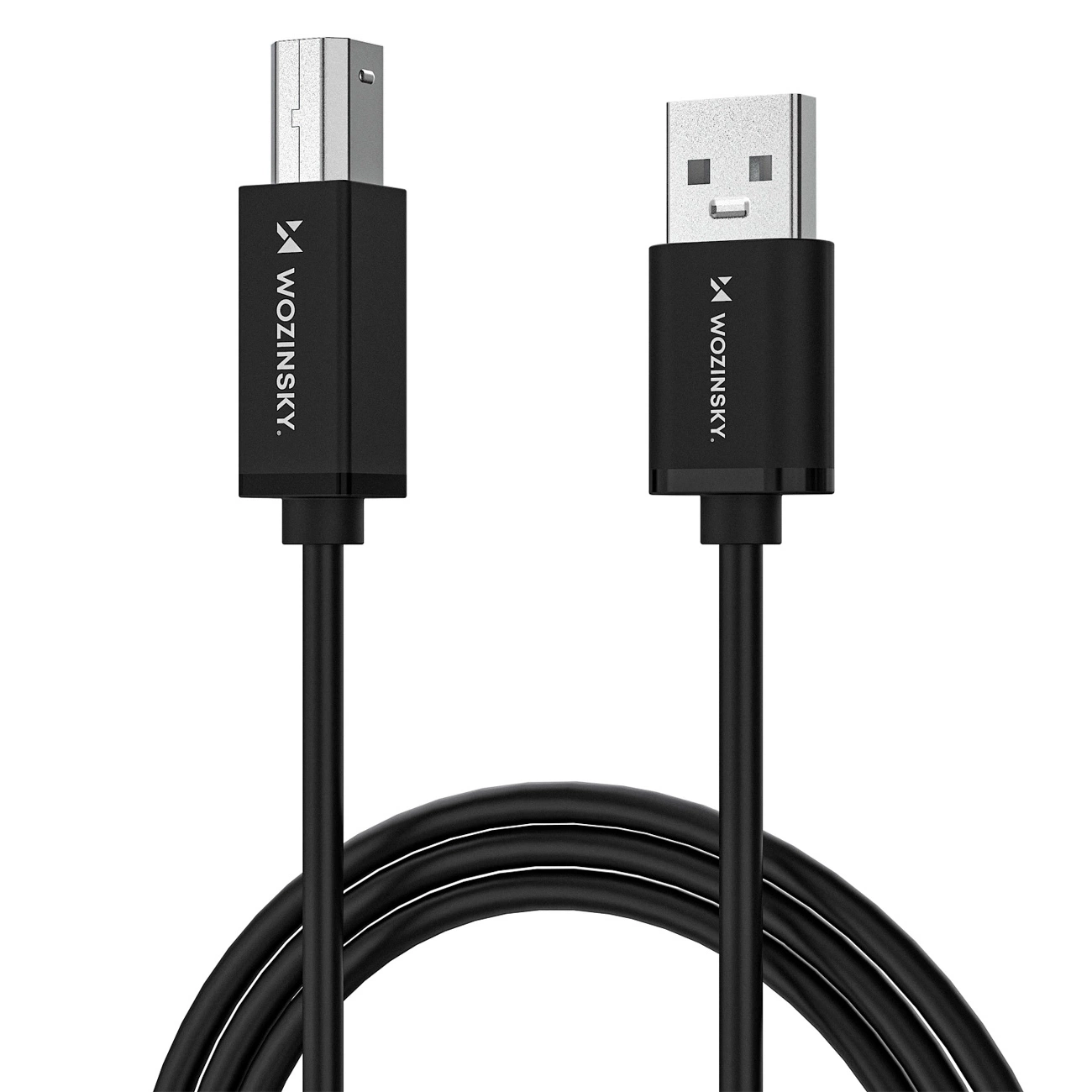 WZK WKDDY3S Nyomtatókábel, USB-A - USB-B, 2m, Fekete