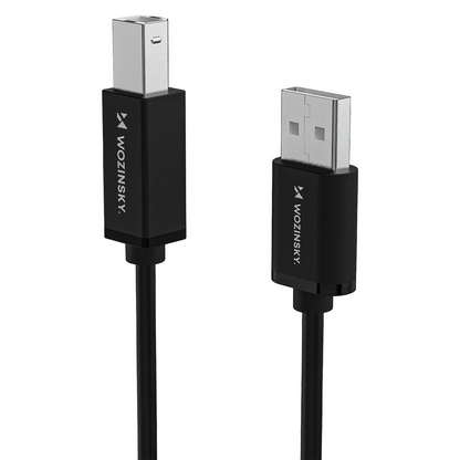 WZK WKDDY3S Nyomtatókábel, USB-A - USB-B, 2m, Fekete