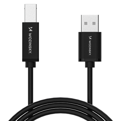 WZK WKDDY3S Nyomtatókábel, USB-A - USB-B, 2m, Fekete