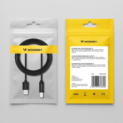 WZK WKDDY3S Nyomtatókábel, USB-A - USB-B, 2m, Fekete