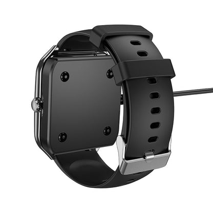 HOCO Y28 Smartwatch töltőkábel, USB-A, Fekete