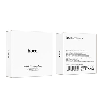 HOCO Y28 Smartwatch töltőkábel, USB-A, Fekete