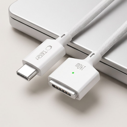 Tech-Protect MMC01 Ultraboost Charging Cable, USB-C - MagSafe 3, 140W, 3m, White