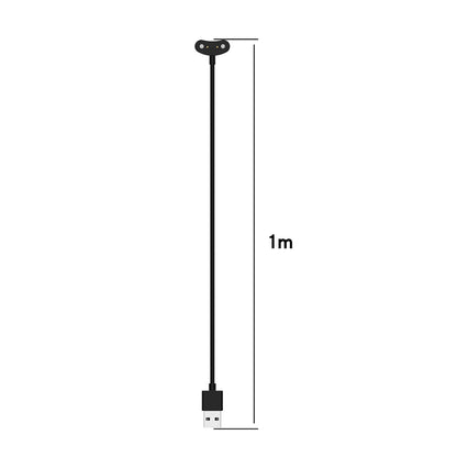 Techsuit TCW1 töltőkábel Mobvoi Watch sorozathoz, USB-A, Fekete