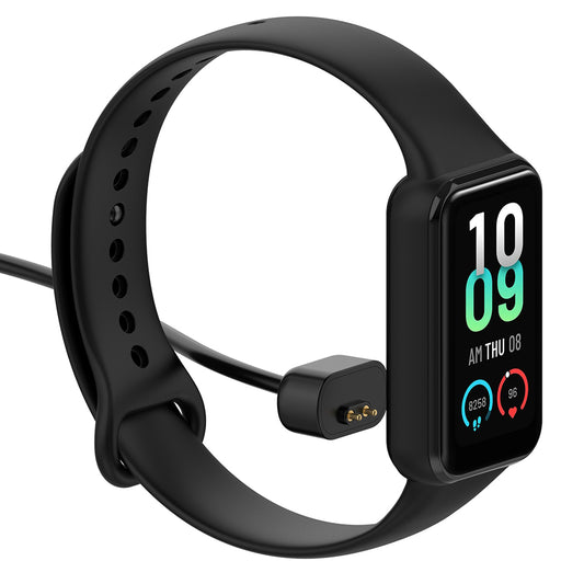 Techsuit THA5 töltőkábel Amazfit Band 7-hez, USB-A, Fekete