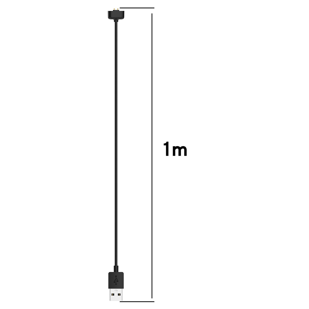 Techsuit THA5 töltőkábel Amazfit Band 7-hez, USB-A, Fekete