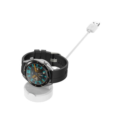 Techsuit THC4 töltőkábel Honor Watch / Huawei Watch sorozathoz, USB-A, Fekete