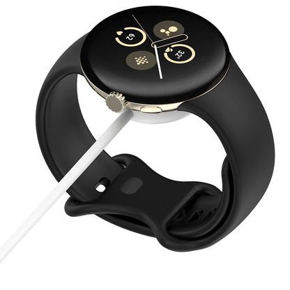 Techsuit THC5 töltőkábel Google Pixel Watch 3 45mm / Watch 3 41mm, USB-C, Fehér