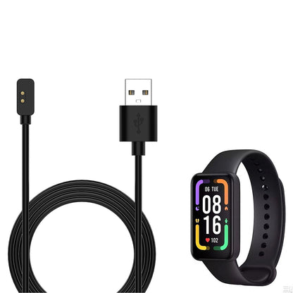 Techsuit TXC2 töltőkábel Xiaomi Smart Band 7 Pro / Redmi Watch 2 / Watch 2 Lite, USB-A, Fekete